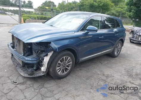 2019 Lincoln Nautilus Select из США, поврежденный, VIN 2LMPJ8K96KBL61059